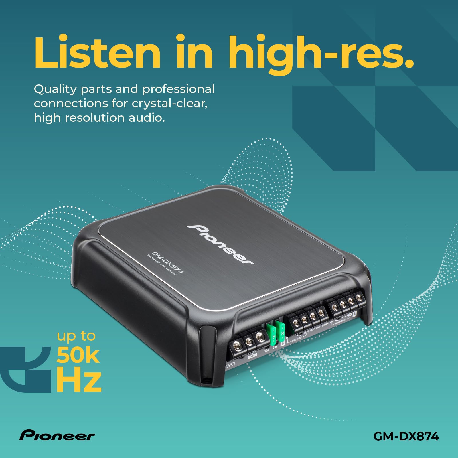 Amazon.com: Pioneer GM-DX874 1,200 Watts Class D Powerhouse